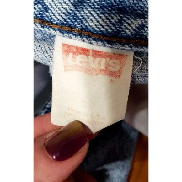 VINTAGE  LEVI'S‎ 1990 Silvertab Lightwash straight leg jeans womens size … - Picture 5 of 8